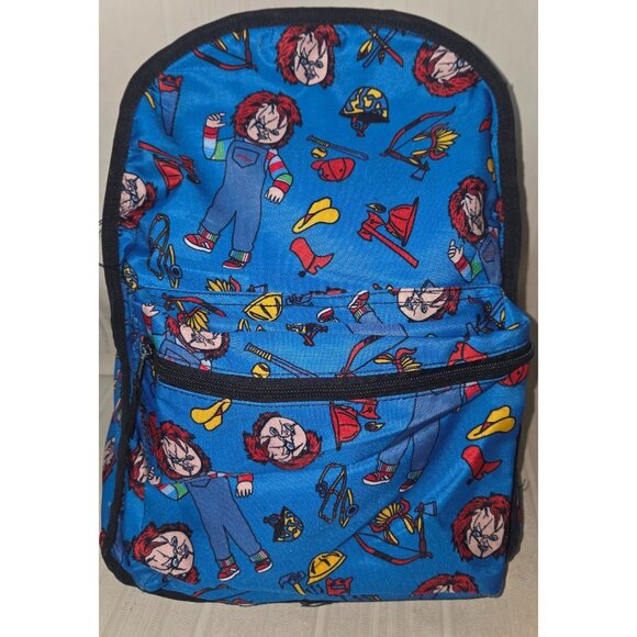 New Good Guys Backpack Chucky Reversible Horror Movie FLIP PAK - Picture 3 of 9